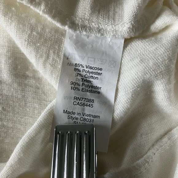 J CREW Off White Tunic Tank Blouse Size S - Picture 11 of 11